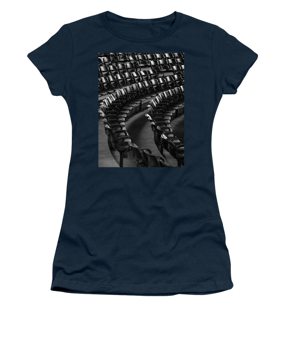 Black And White Women's T-Shirt featuring the photograph Practice, Practice by Thomas Pipia