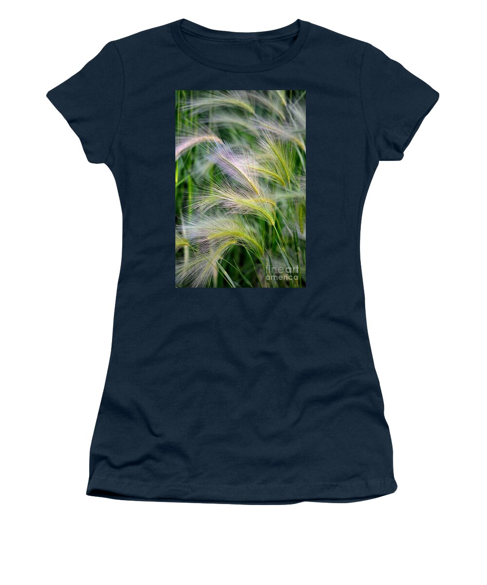 Nature Women's T-Shirt featuring the photograph Prairie Wind by Deb Halloran