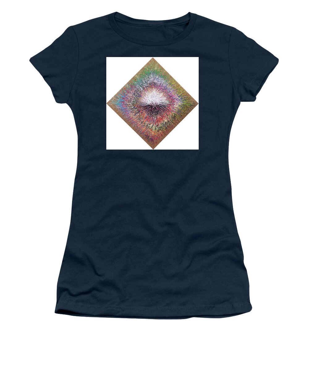 Color Women's T-Shirt featuring the painting Precursor Number Two by Stephen Mauldin