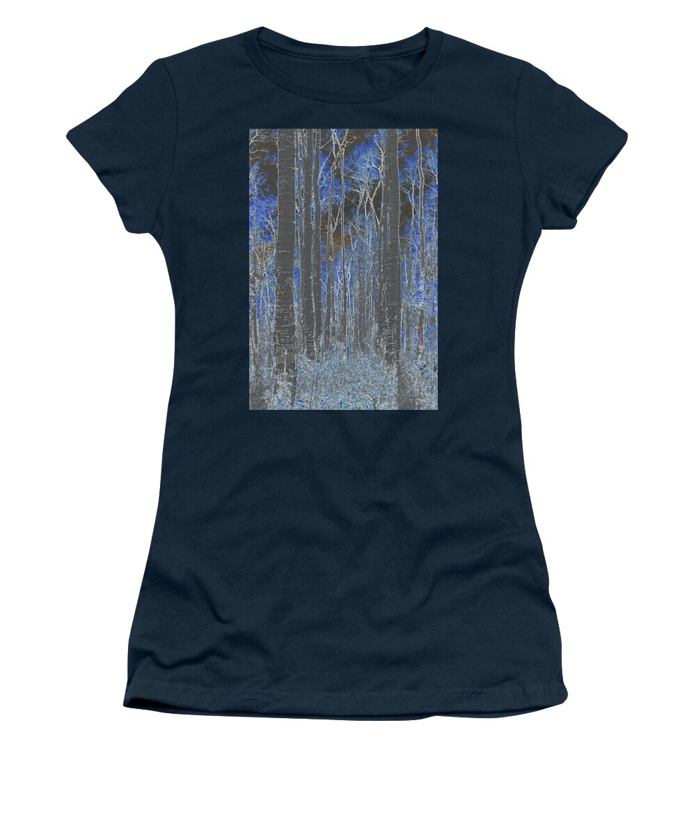 Aspens Women's T-Shirt featuring the photograph Prelude to Winter by Julia McHugh