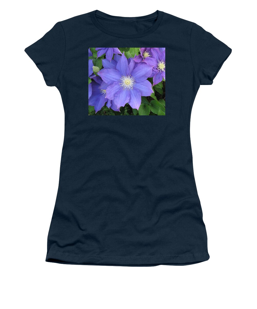 Flowers Women's T-Shirt featuring the photograph Purple Beauty by Ed Smith