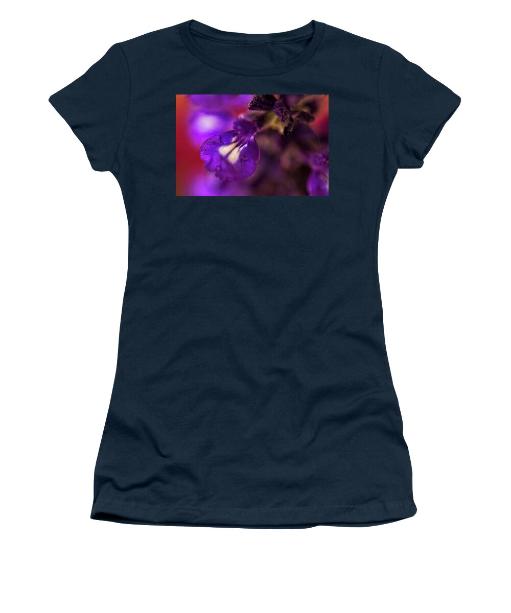Purple Women's T-Shirt featuring the photograph Purple Blends by Richard Gregurich