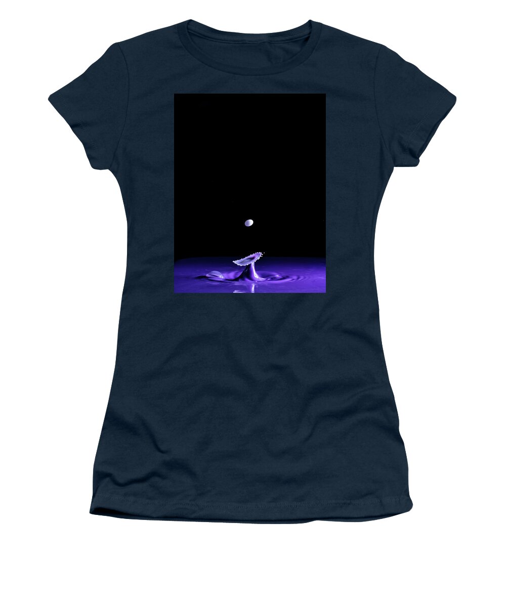Wall Art Women's T-Shirt featuring the photograph Purple Mushroom by Marlo Horne