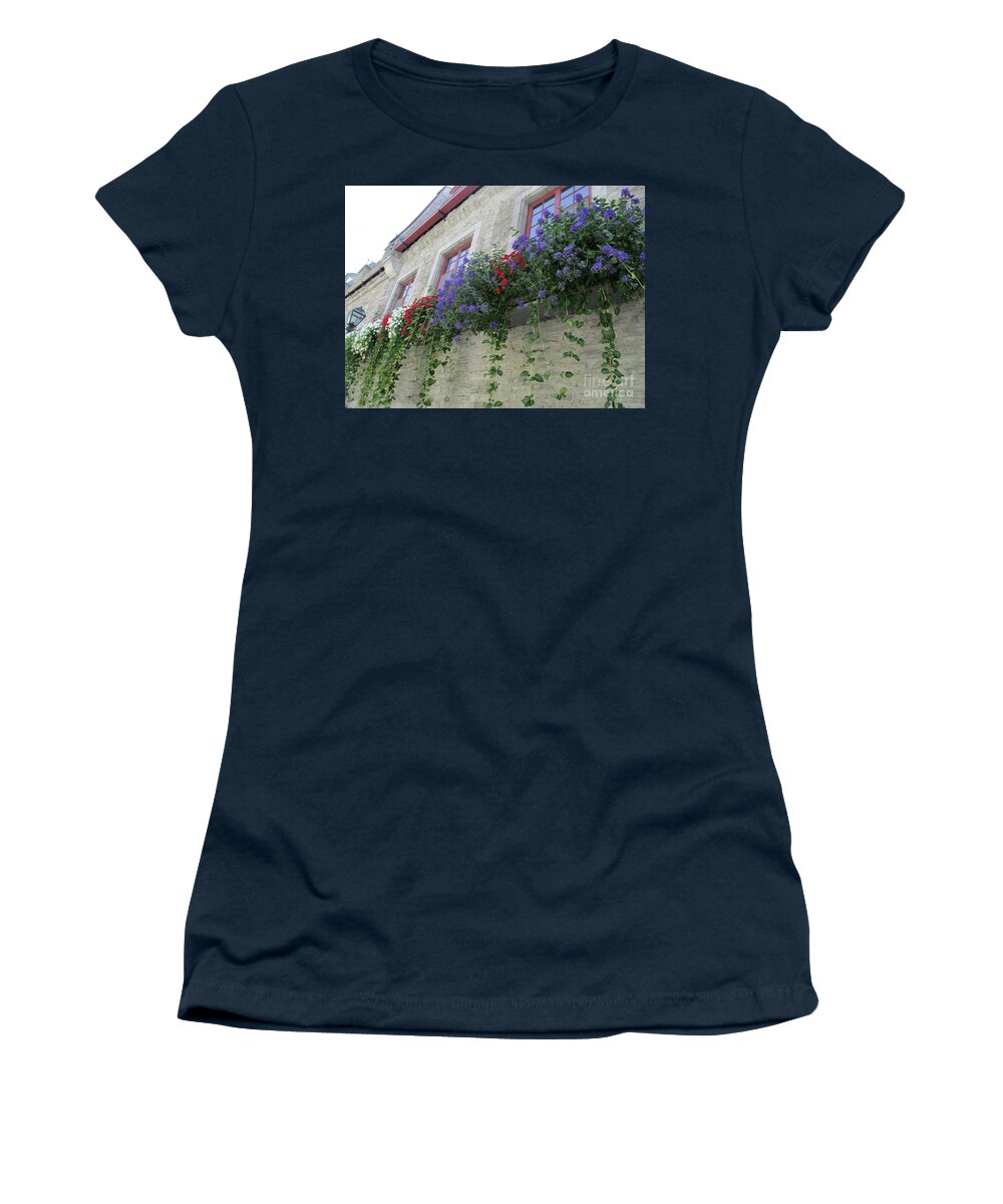 Quebec Women's T-Shirt featuring the photograph Quebec City 49 by Randall Weidner