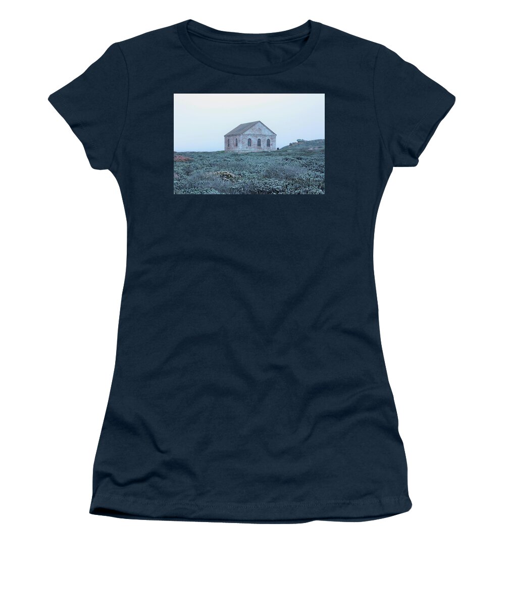 Old Buildings Women's T-Shirt featuring the photograph Quiescent by Marcia Breznay