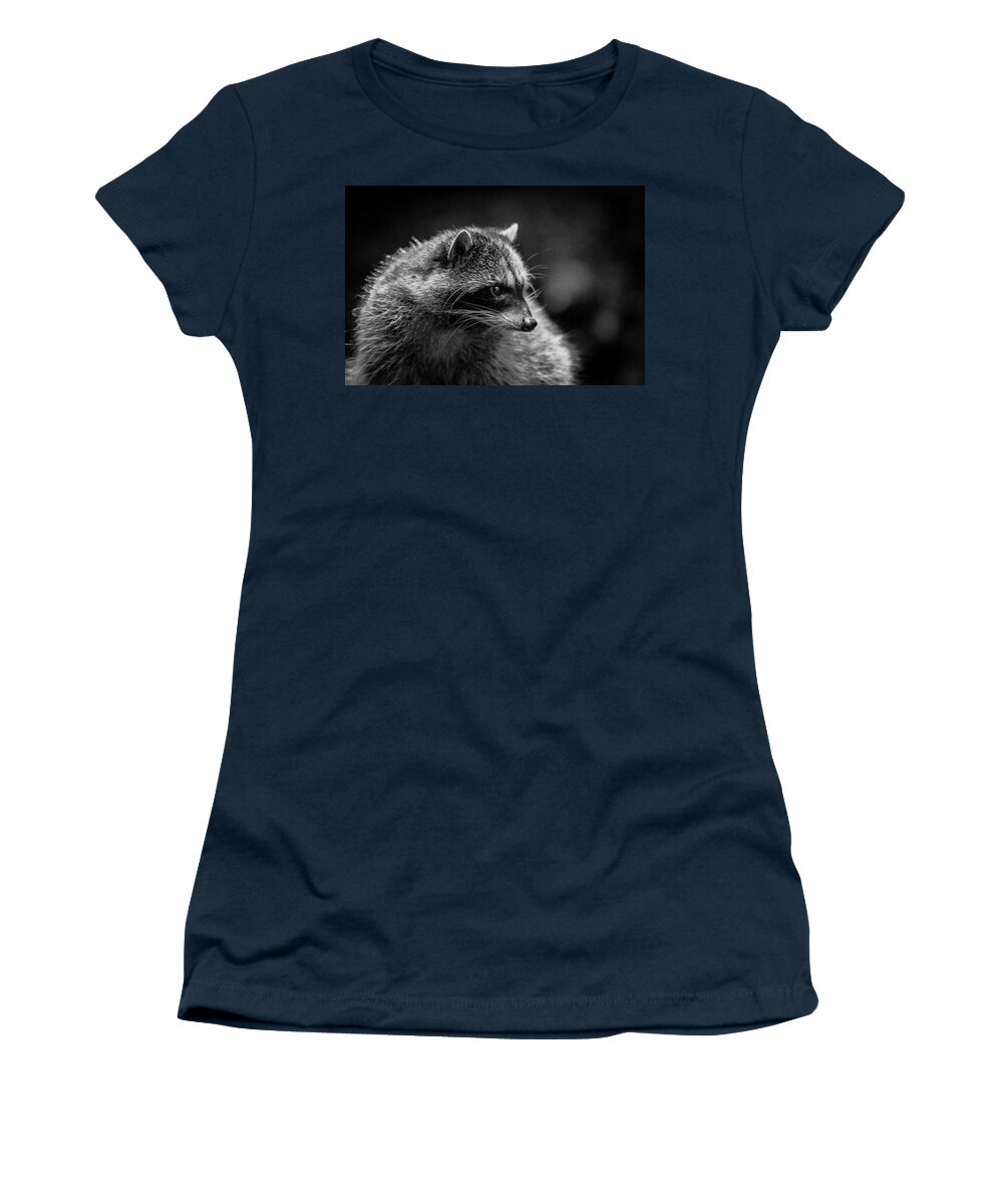 Wildlife Women's T-Shirt featuring the photograph Raccoon 3 by Jason Brooks