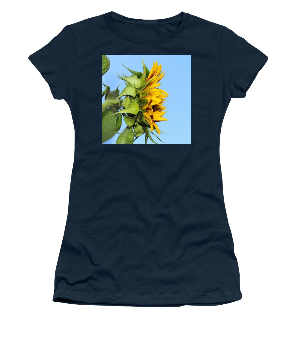 Sunflower Women's T-Shirt featuring the photograph Reaching Sunflower by Brian Eberly