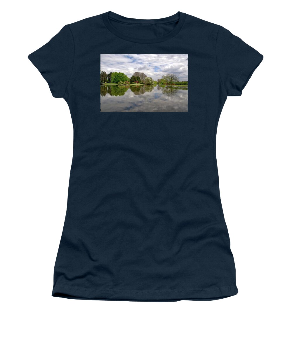Belgium Women's T-Shirt featuring the photograph Reflection by Ingrid Dendievel