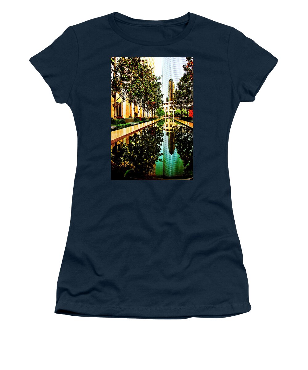 Reflections Women's T-Shirt featuring the photograph Reflection Pool by Joseph Hollingsworth
