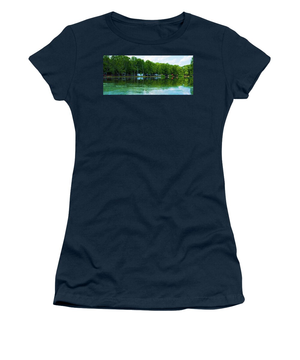 19th Women's T-Shirt featuring the photograph Reflections upon the Swamp by James-Allen
