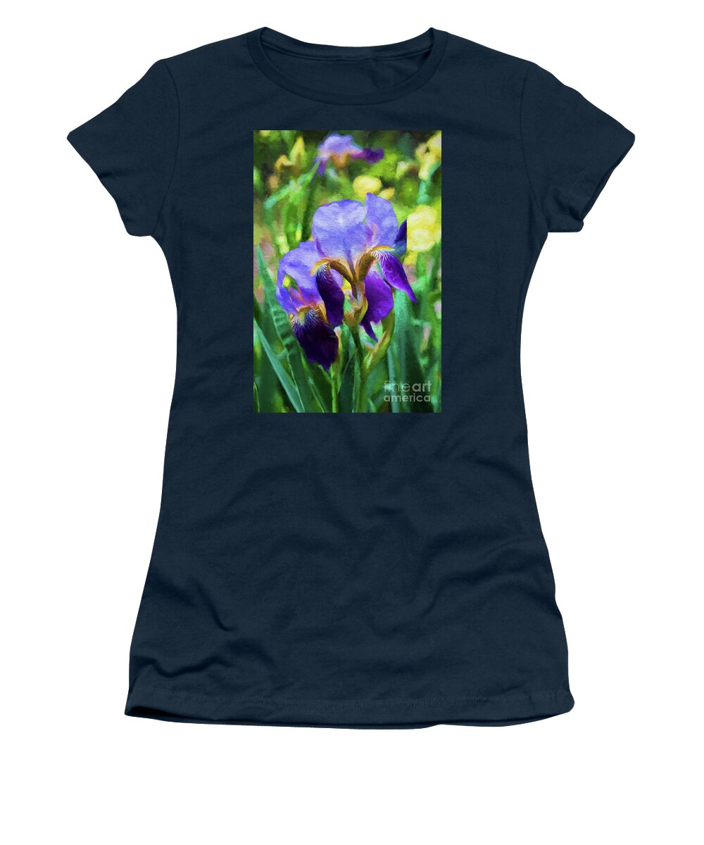 Iris Women's T-Shirt featuring the photograph Regal by Patricia Montgomery