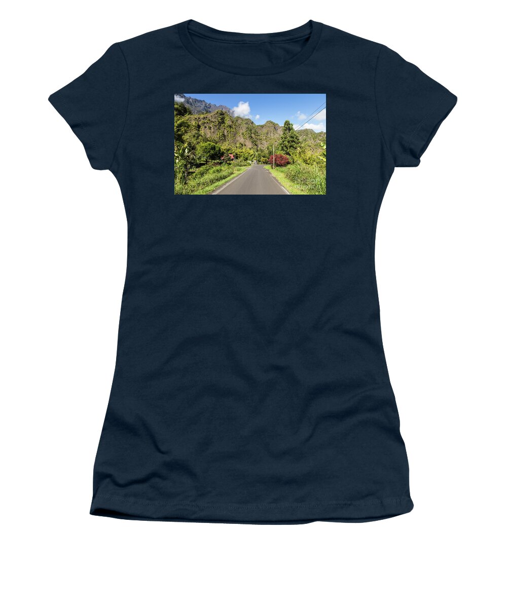 France Women's T-Shirt featuring the photograph Reunion island by Didier Marti