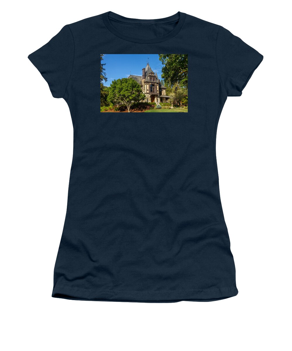 Napa Women's T-Shirt featuring the photograph Rhine House at Beringer Estates by Bill Gallagher