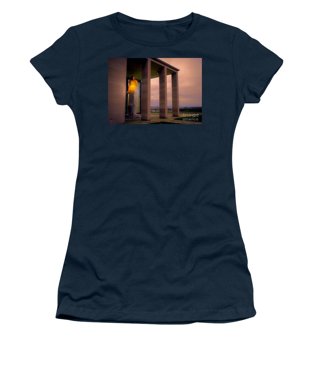 Photoshop Women's T-Shirt featuring the photograph Richmond Virginia War Memorial by Melissa Messick