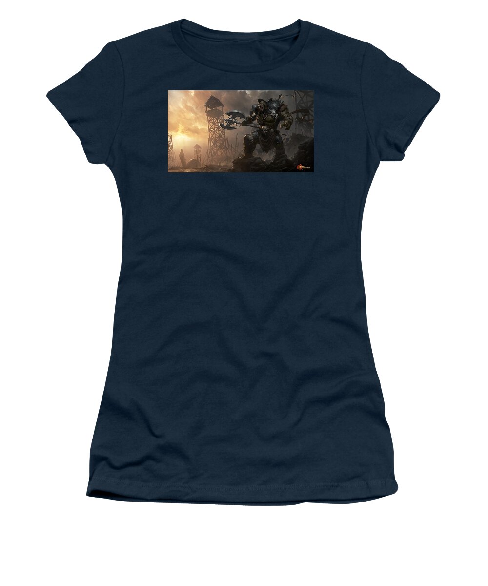 Rise Of The Overlords Women's T-Shirt featuring the digital art Rise Of The Overlords by Maye Loeser