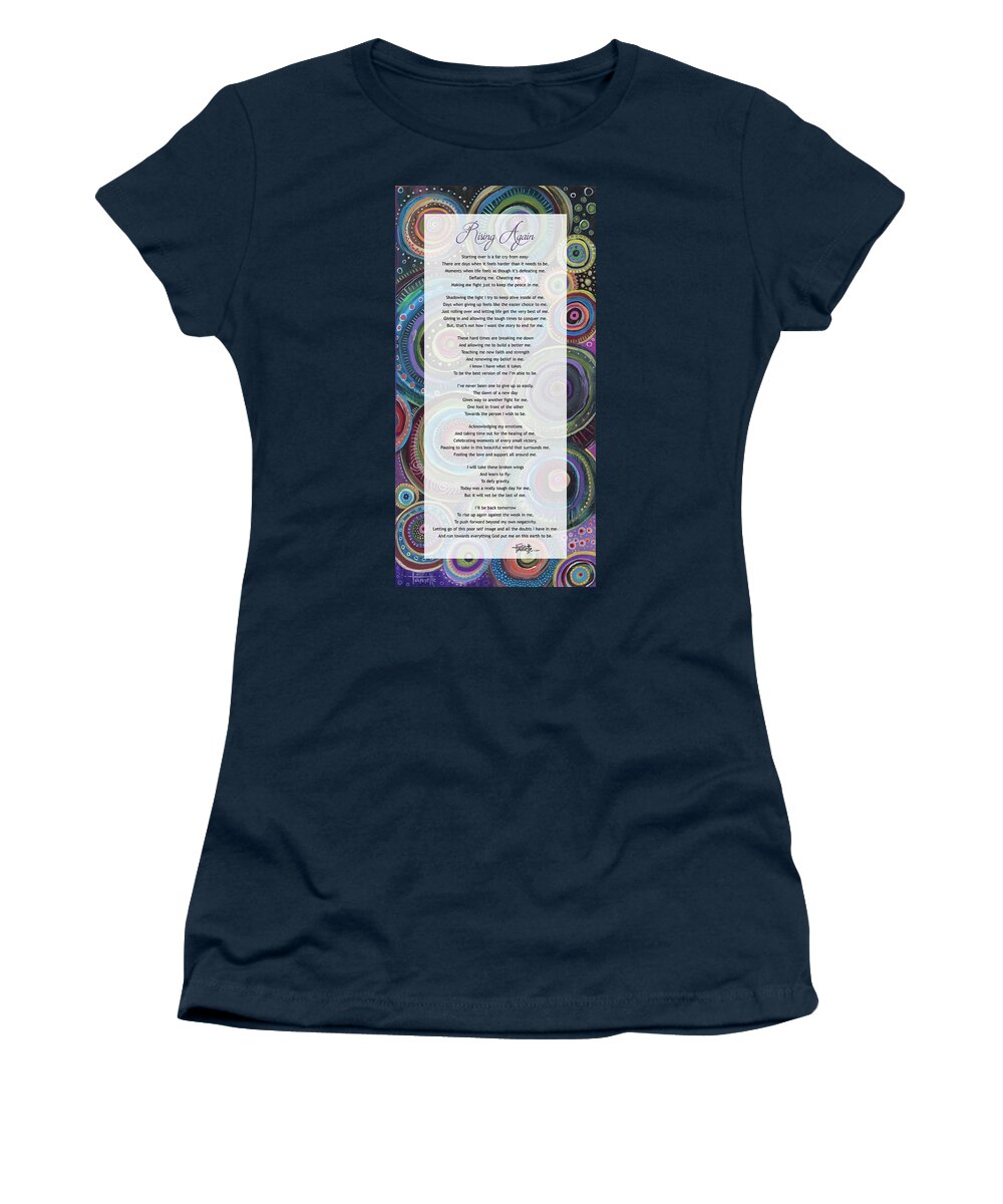 Rising Again Women's T-Shirt featuring the digital art Rising Again by Tanielle Childers