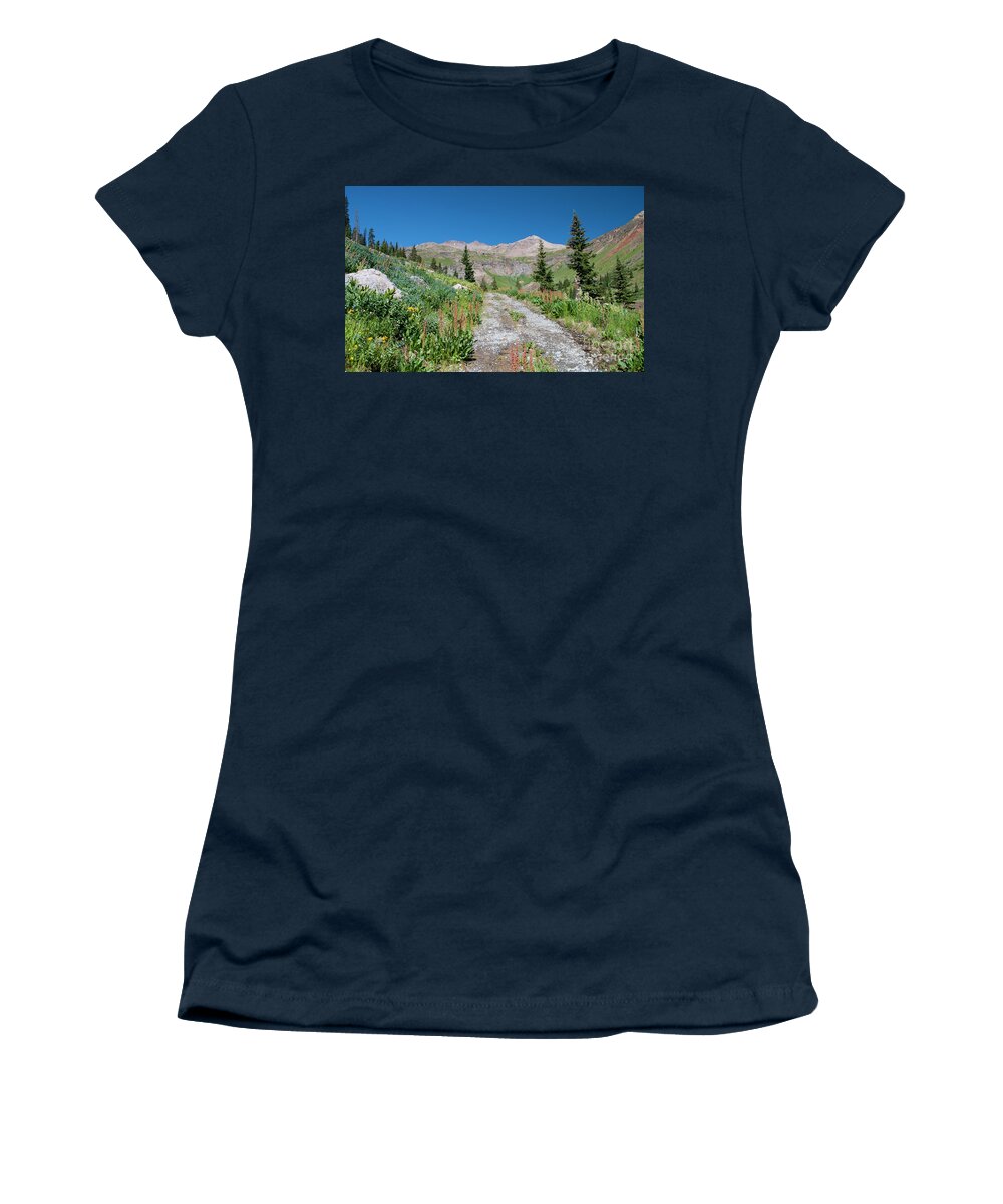 Colorado Women's T-Shirt featuring the photograph Road to Nowhere by Julia McHugh