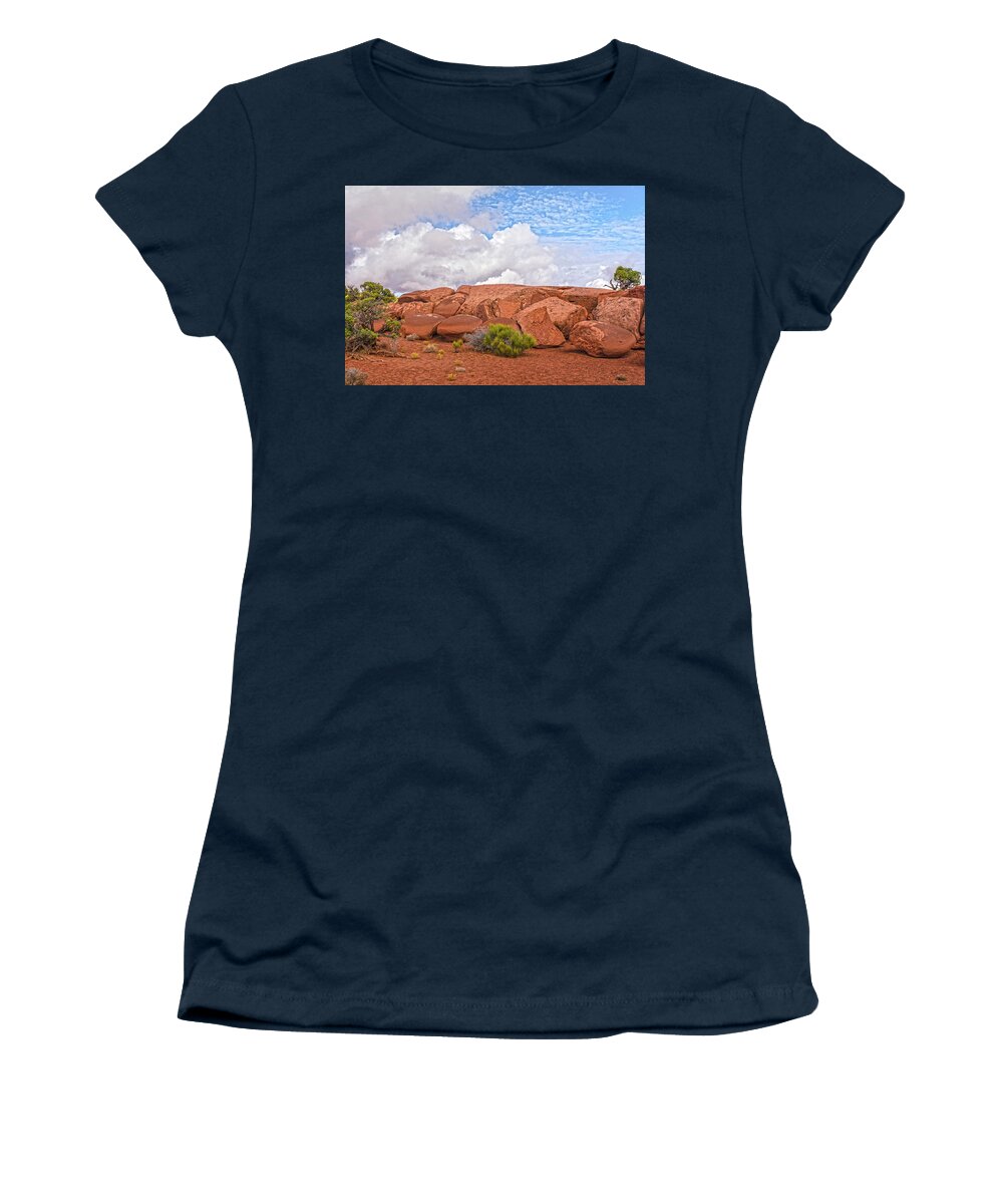 Canyonlands National Park Women's T-Shirt featuring the photograph Rock Garden In The Sky by Angelo Marcialis