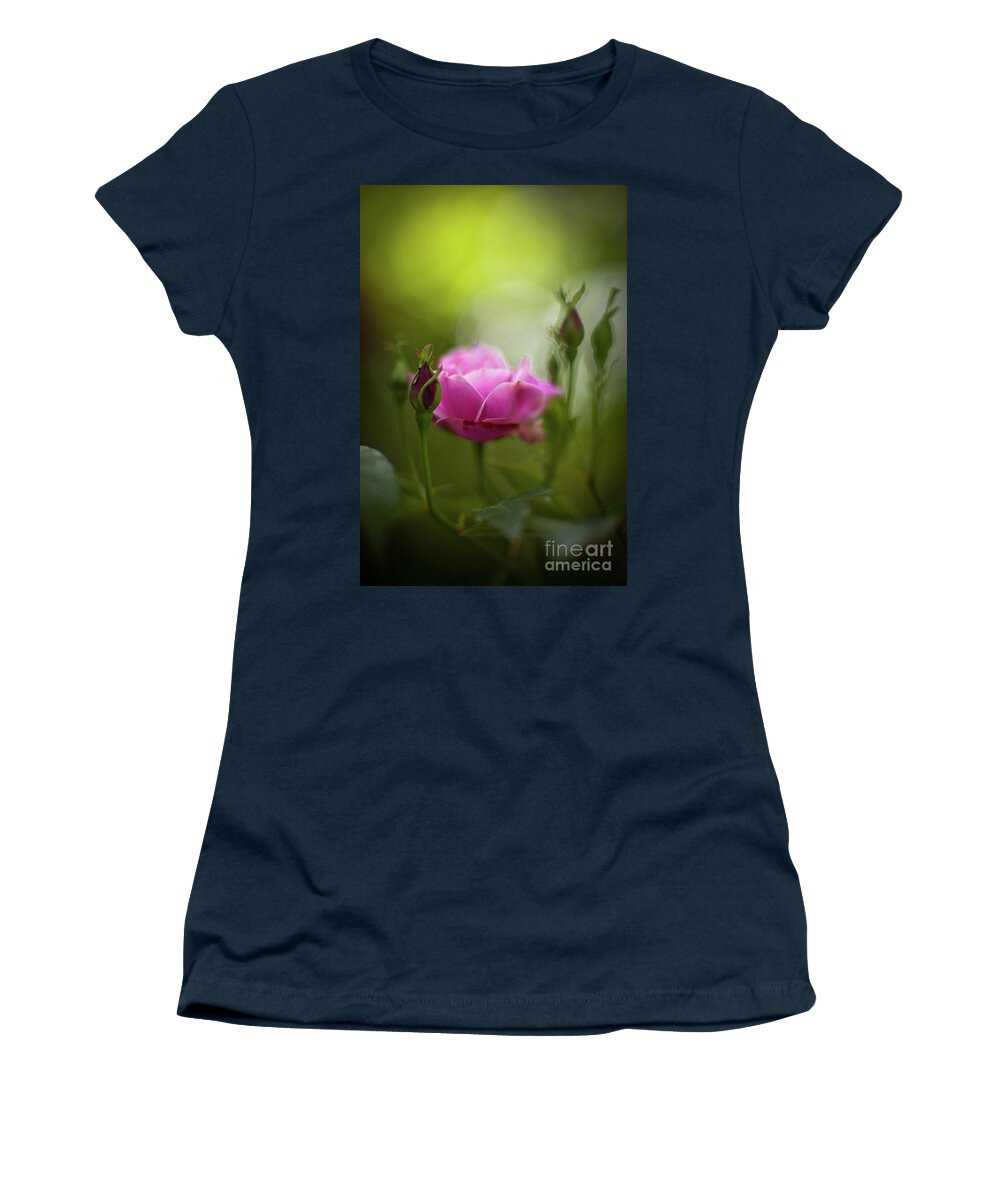 Rose Women's T-Shirt featuring the photograph Rose Sentinel by Mike Reid