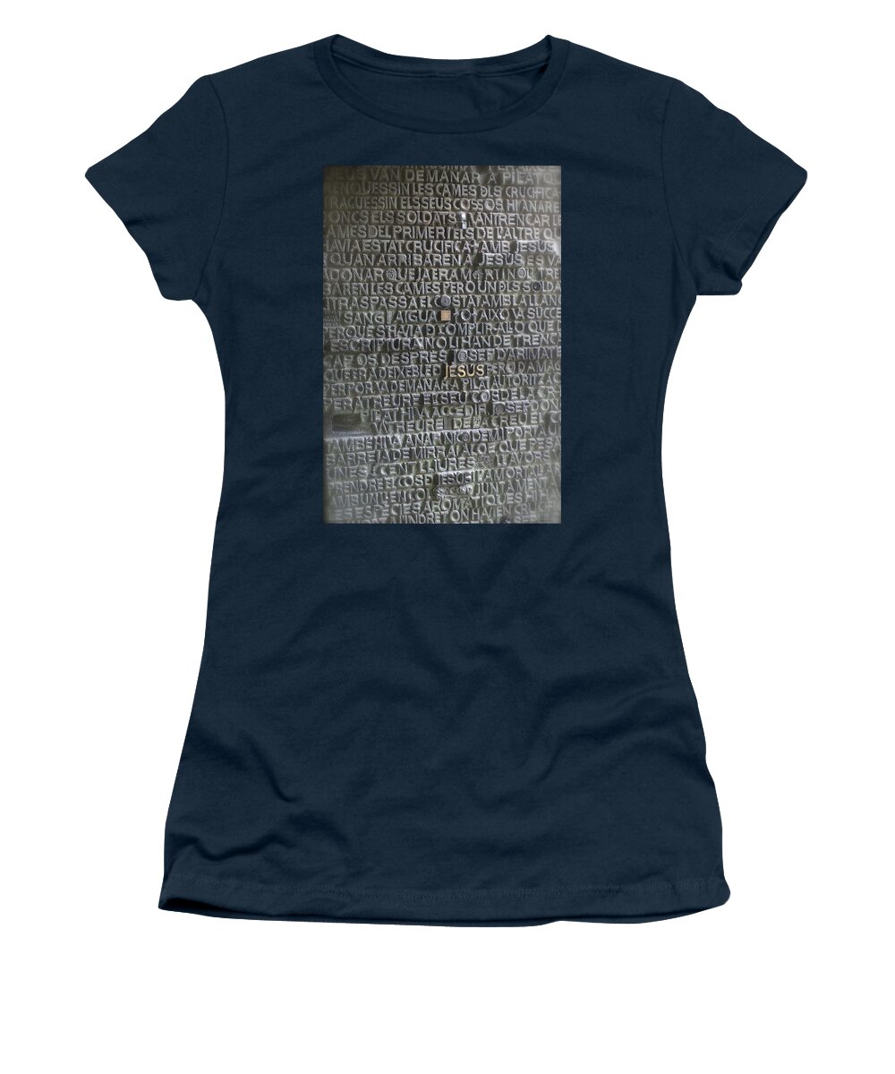 Sagrada Familia Women's T-Shirt featuring the photograph Sagrada Familia Doors by Henri Irizarri