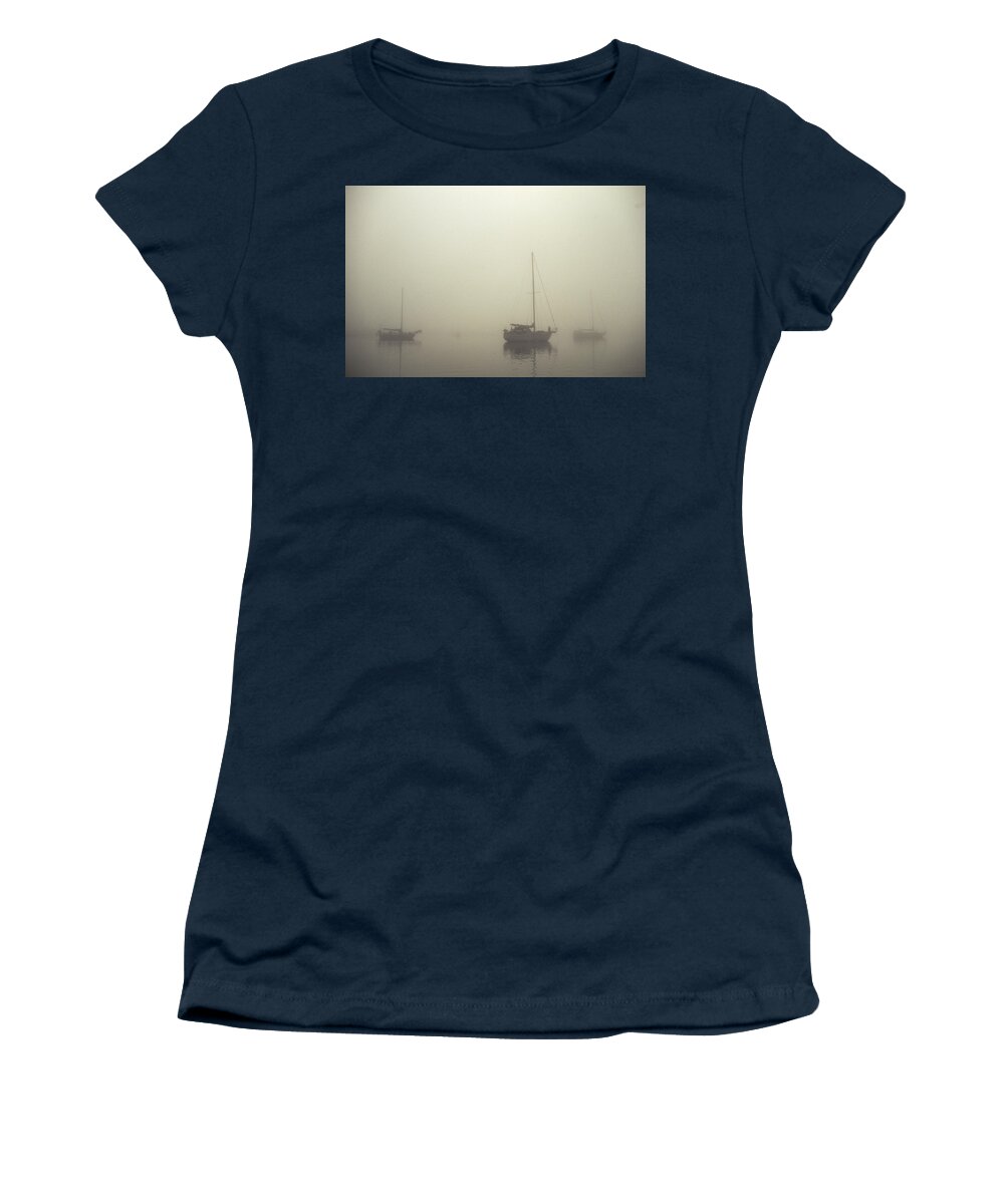 Sailboat Women's T-Shirt featuring the photograph Solitude by David J Shuler
