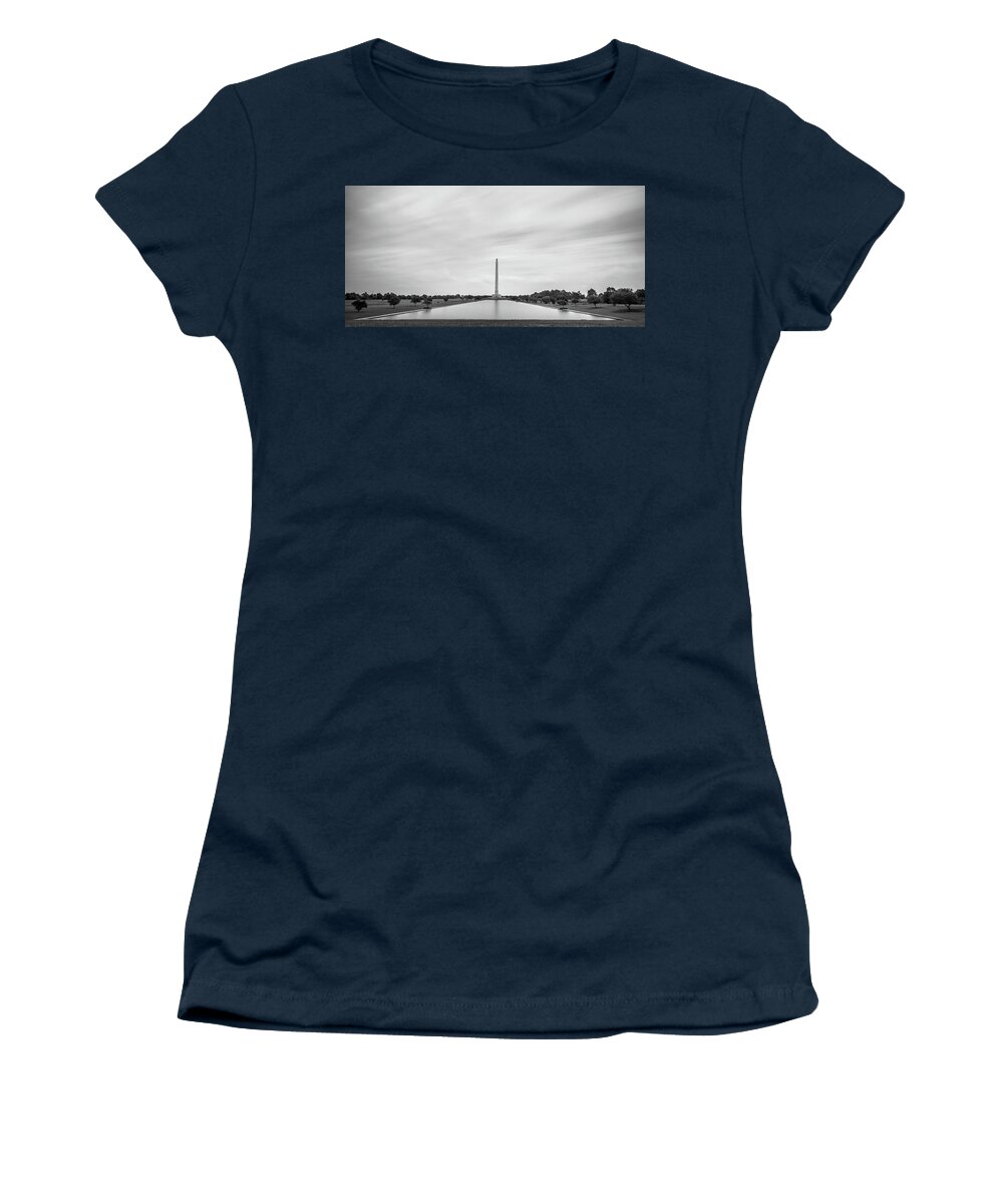 San Jacinto Monument Women's T-Shirt featuring the photograph San Jacinto Monument Long Exposure by Todd Aaron