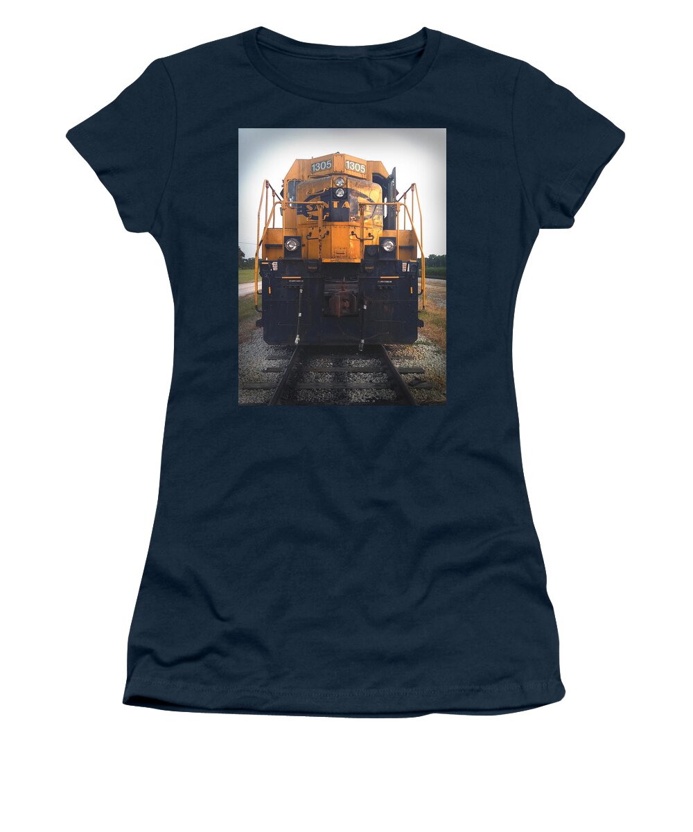 Train Women's T-Shirt featuring the photograph Santa Fe - 1305 by DArcy Evans
