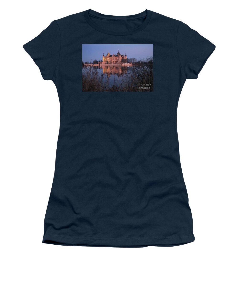 Prott Women's T-Shirt featuring the photograph Schwerin Castle 2 by Rudi Prott