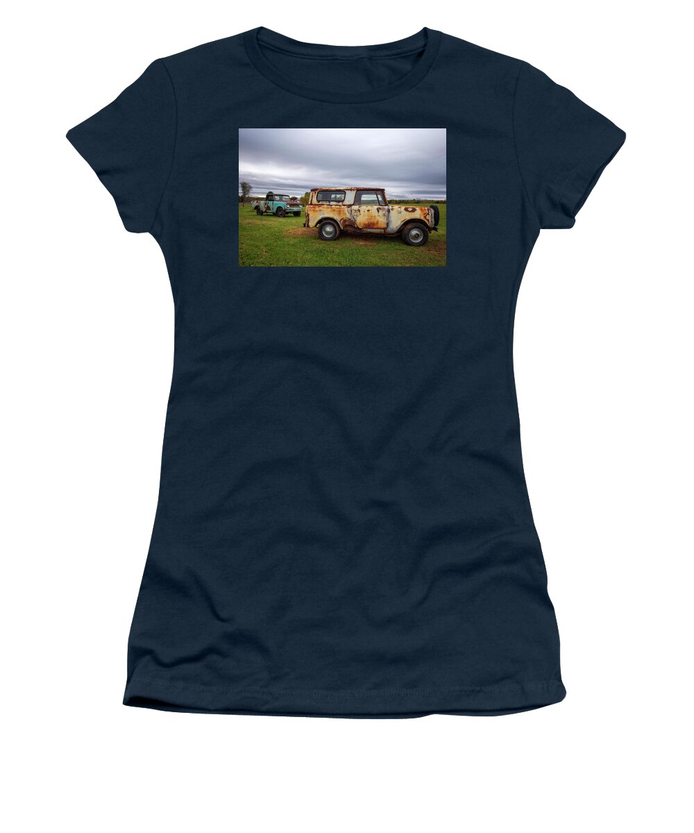 International Women's T-Shirt featuring the photograph Scouts and Sky by Alan Raasch