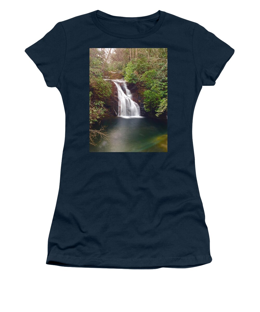 Waterfall Women's T-Shirt featuring the photograph Serene by Richie Parks