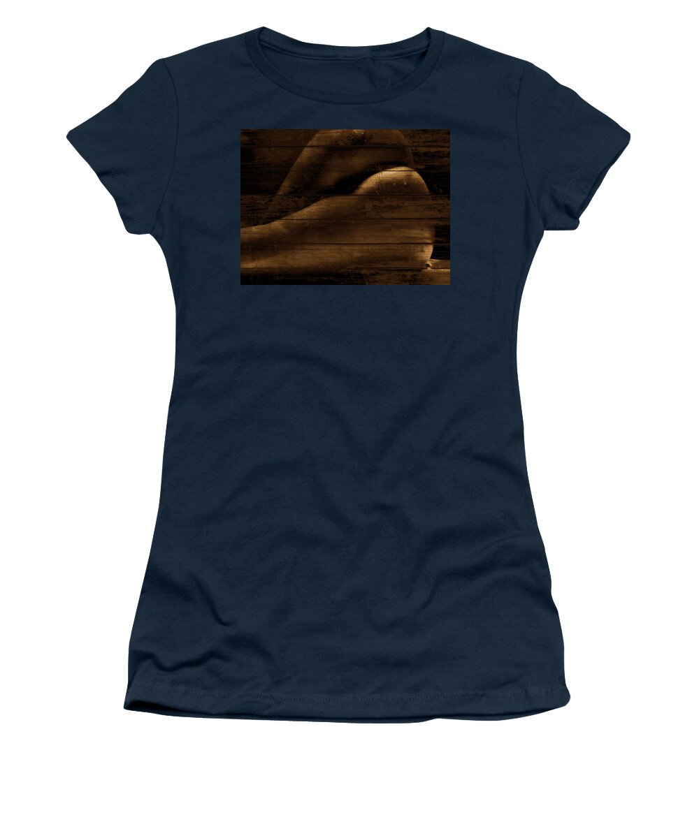 G String Women's T-Shirt featuring the mixed media Sexy Wood Art 1m           by Brian Reaves