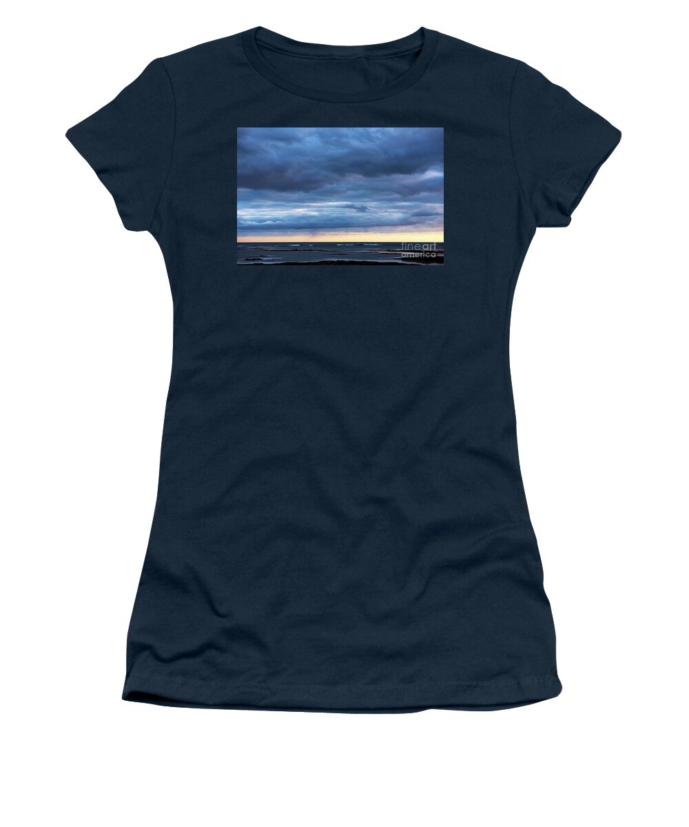 Festblues Women's T-Shirt featuring the photograph Shades of Blue.. by Nina Stavlund