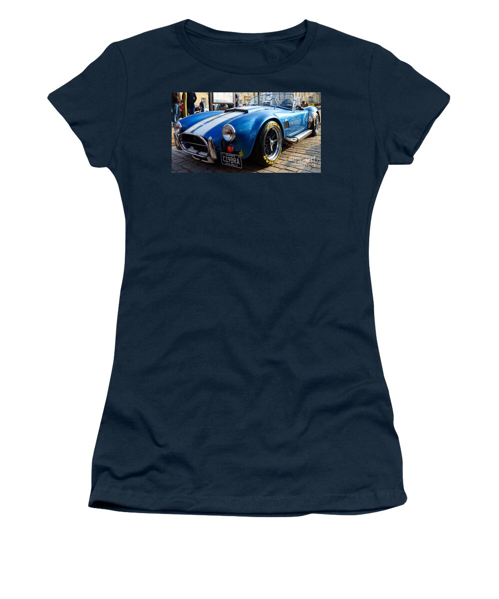 Avenue Drivers Club Women's T-Shirt featuring the photograph Shelby Cobra 427 by Colin Rayner