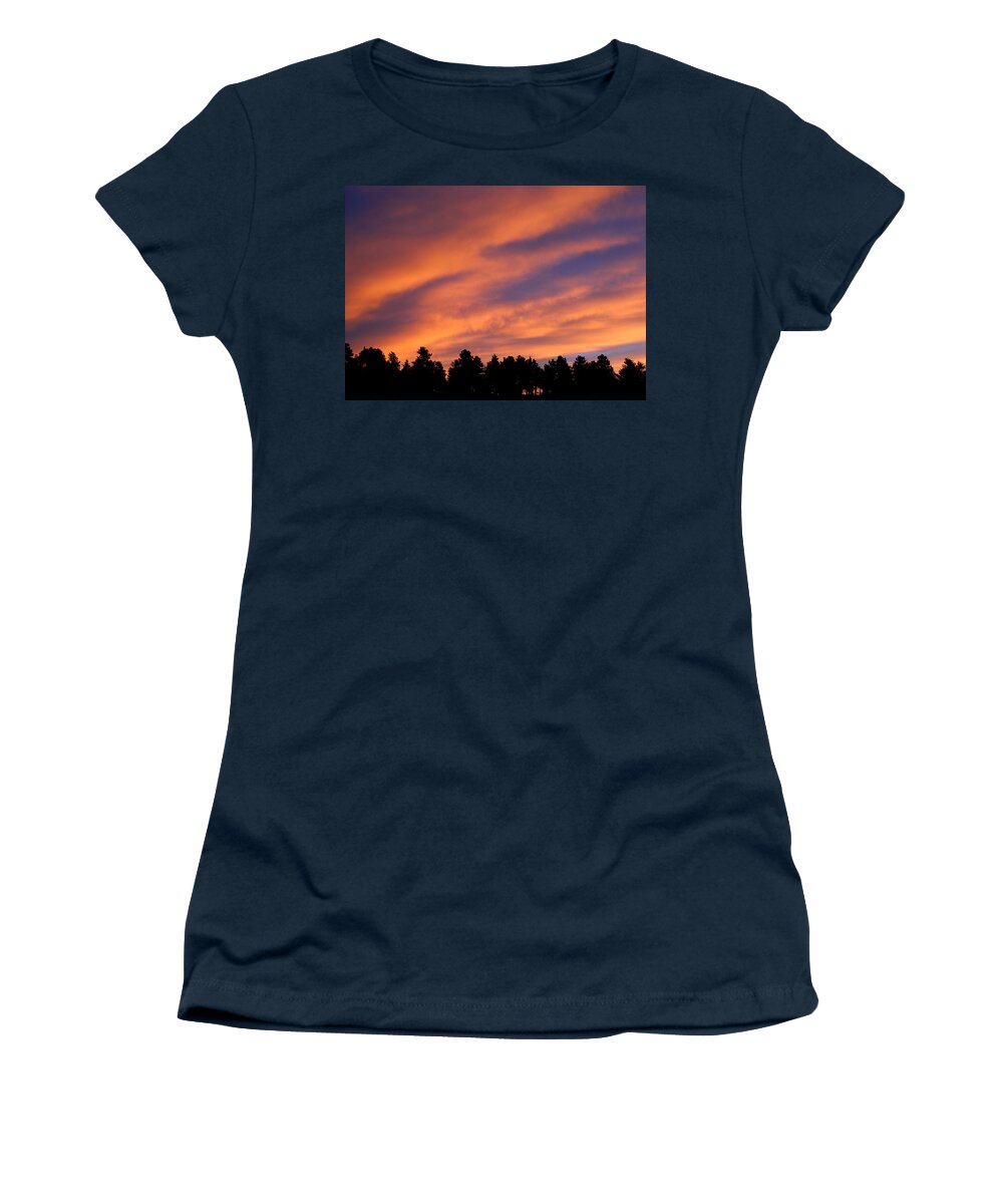 Colorado Women's T-Shirt featuring the photograph Sherbet Skies by Kristin Davidson