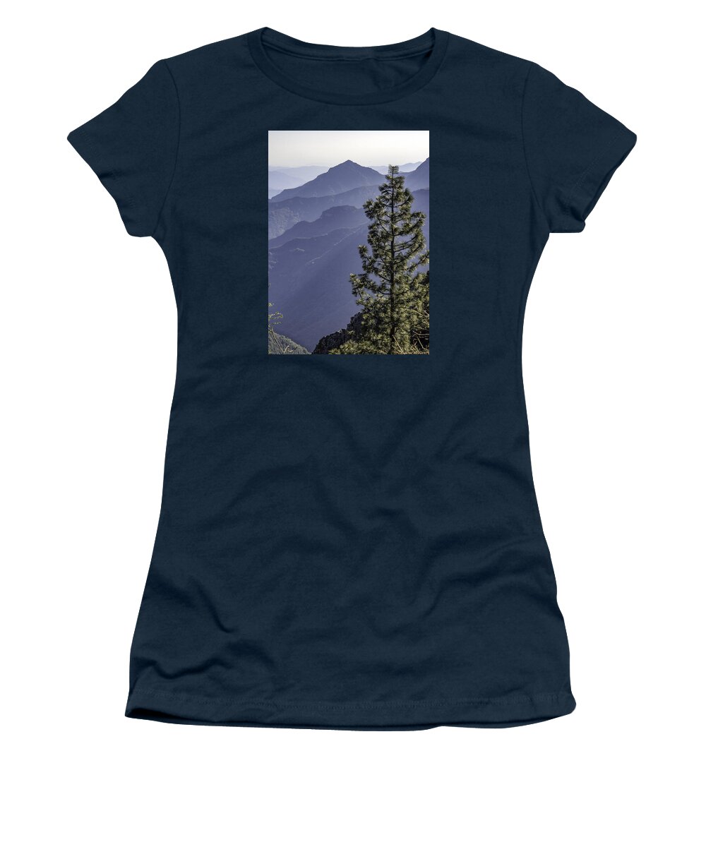 Sierra Nevada Women's T-Shirt featuring the photograph Sierra Nevada Foothills by Steven Sparks