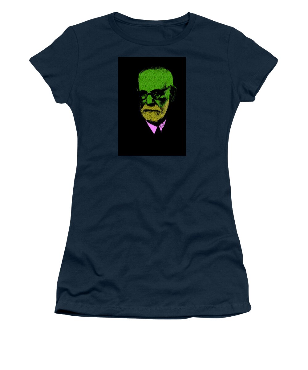 Sigmund Freud Women's T-Shirt featuring the photograph Sigmund Freud by Emme Pons