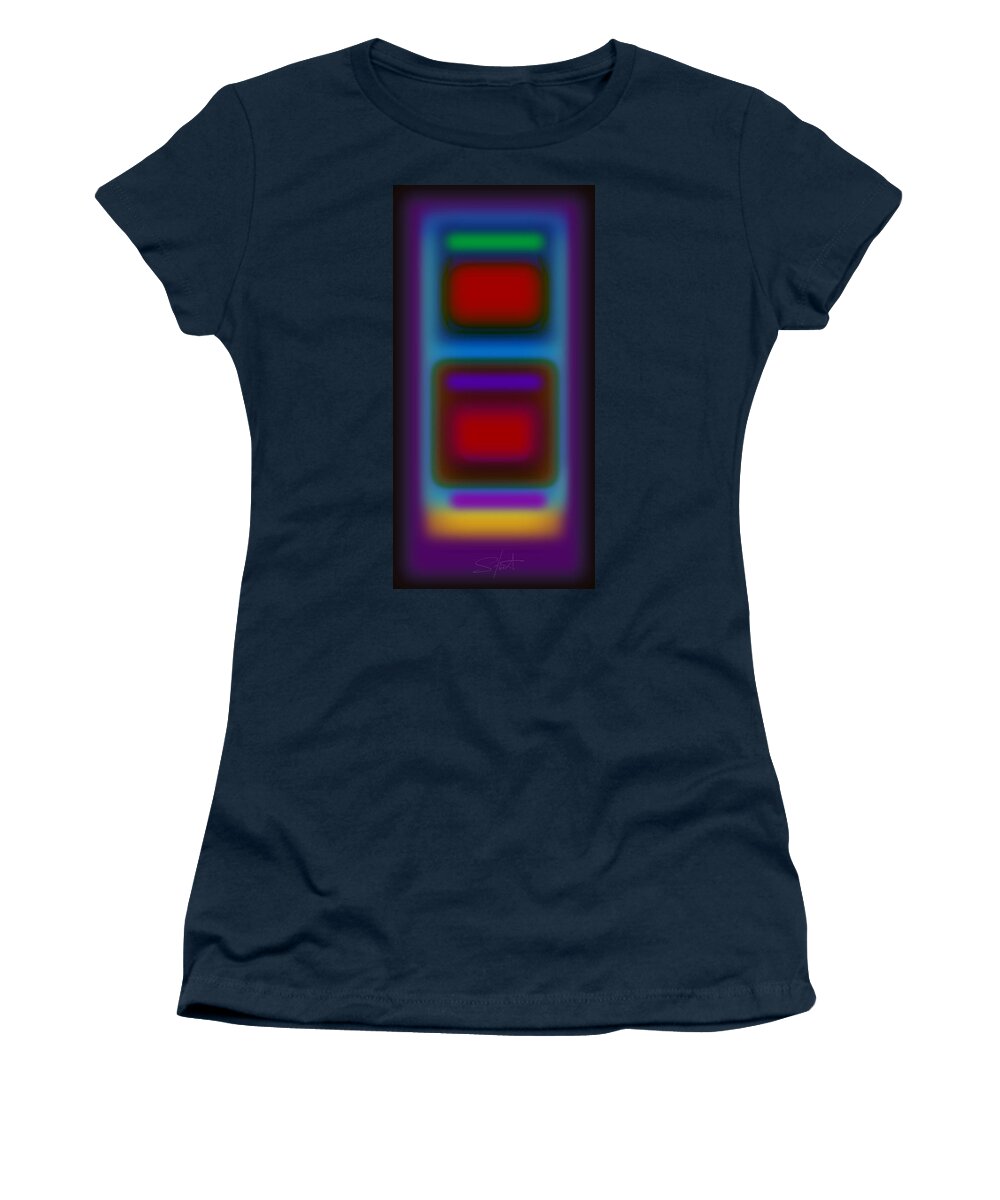 Landscape Women's T-Shirt featuring the painting Signal by Charles Stuart