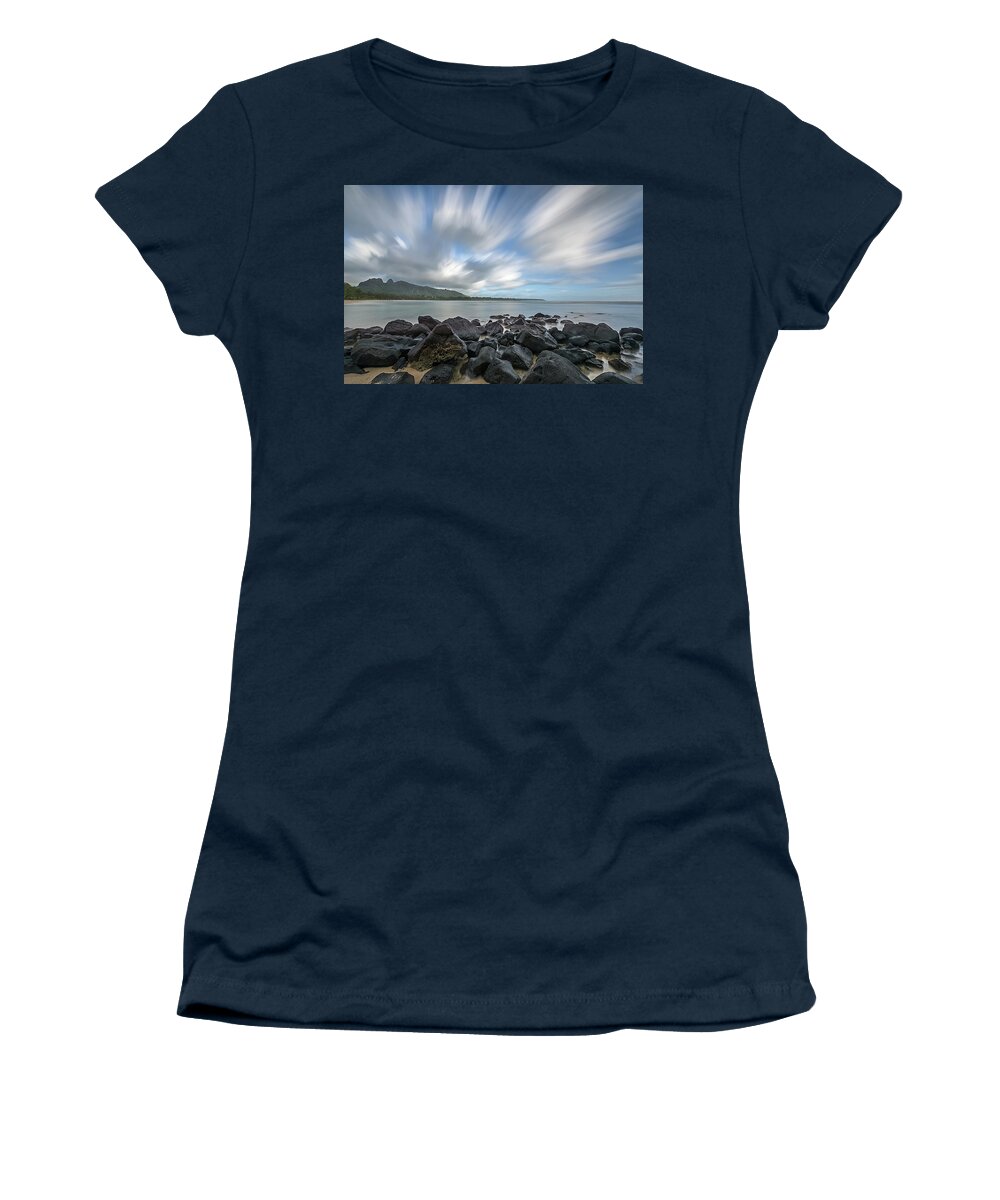 Anahola Women's T-Shirt featuring the photograph Skywalking by Jon Glaser