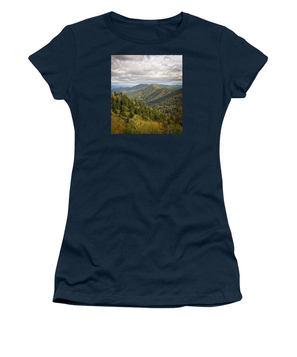 North Carolina Women's T-Shirt featuring the photograph Smoky Mountains by Bill Martin