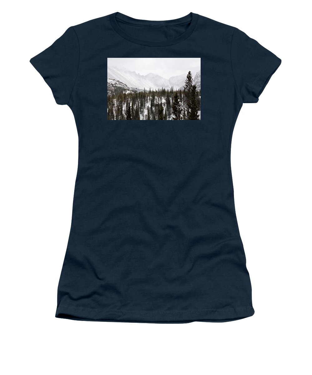 Colorado Women's T-Shirt featuring the photograph Snowy Range by Eric Glaser