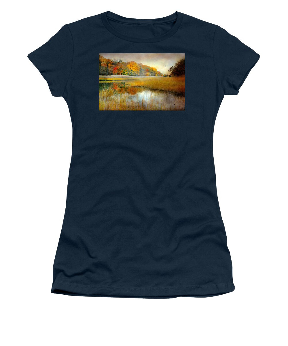 Landscape Women's T-Shirt featuring the photograph So Long by Diana Angstadt