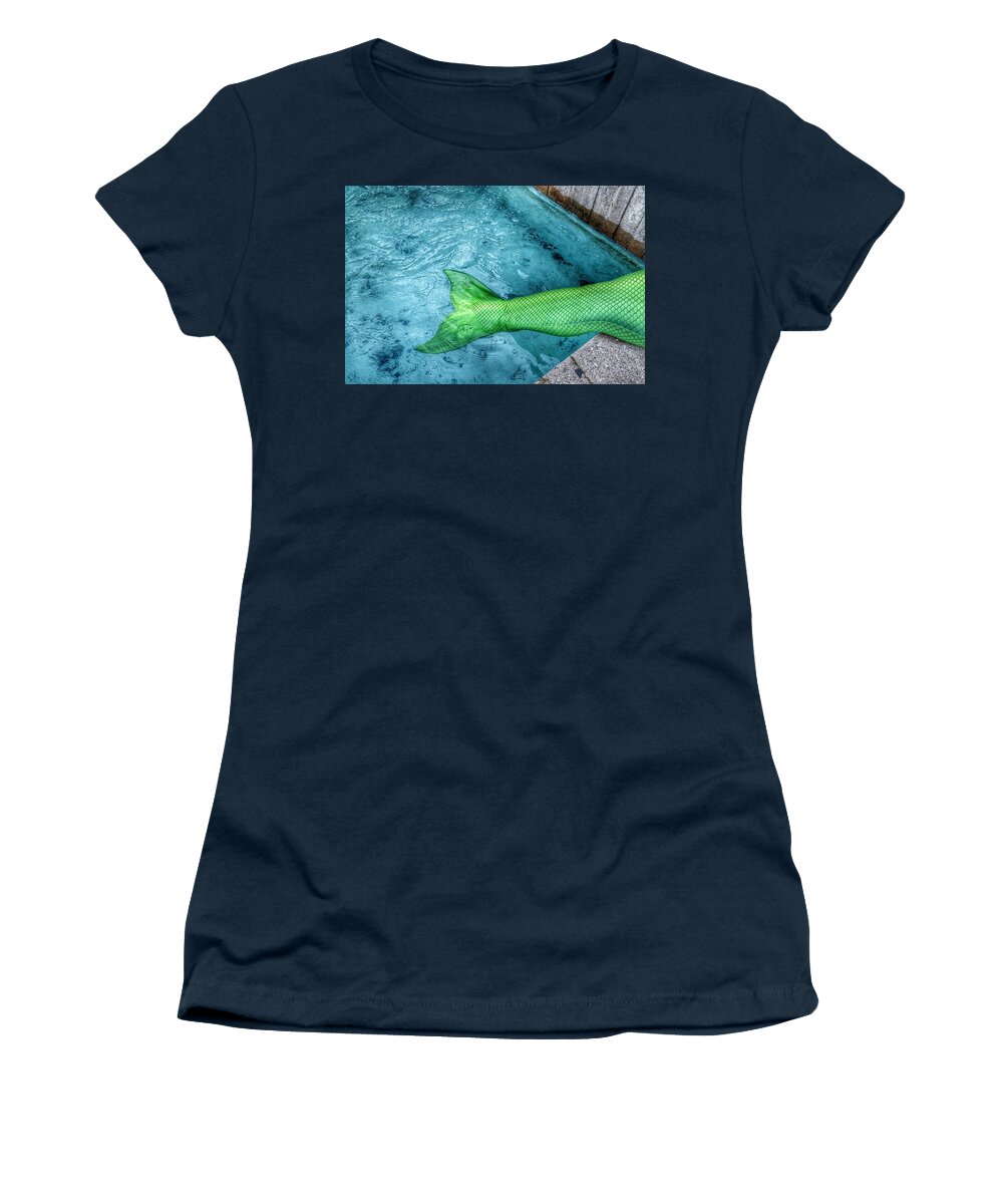 Splash Women's T-Shirt featuring the photograph Splash by Marianna Mills