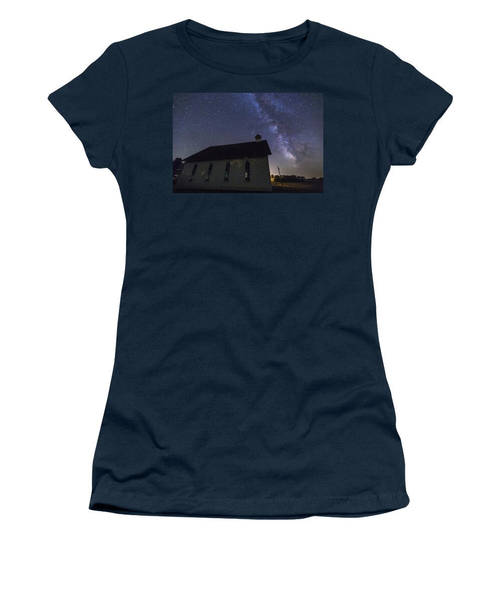 Meteors Women's T-Shirt featuring the photograph St. Anns 3 by Aaron J Groen