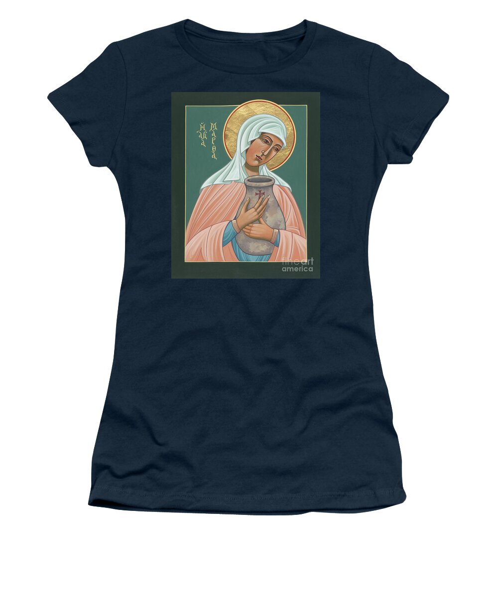 St Martha Of Bethany Women's T-Shirt featuring the painting St Martha of Bethany by William Hart McNichols