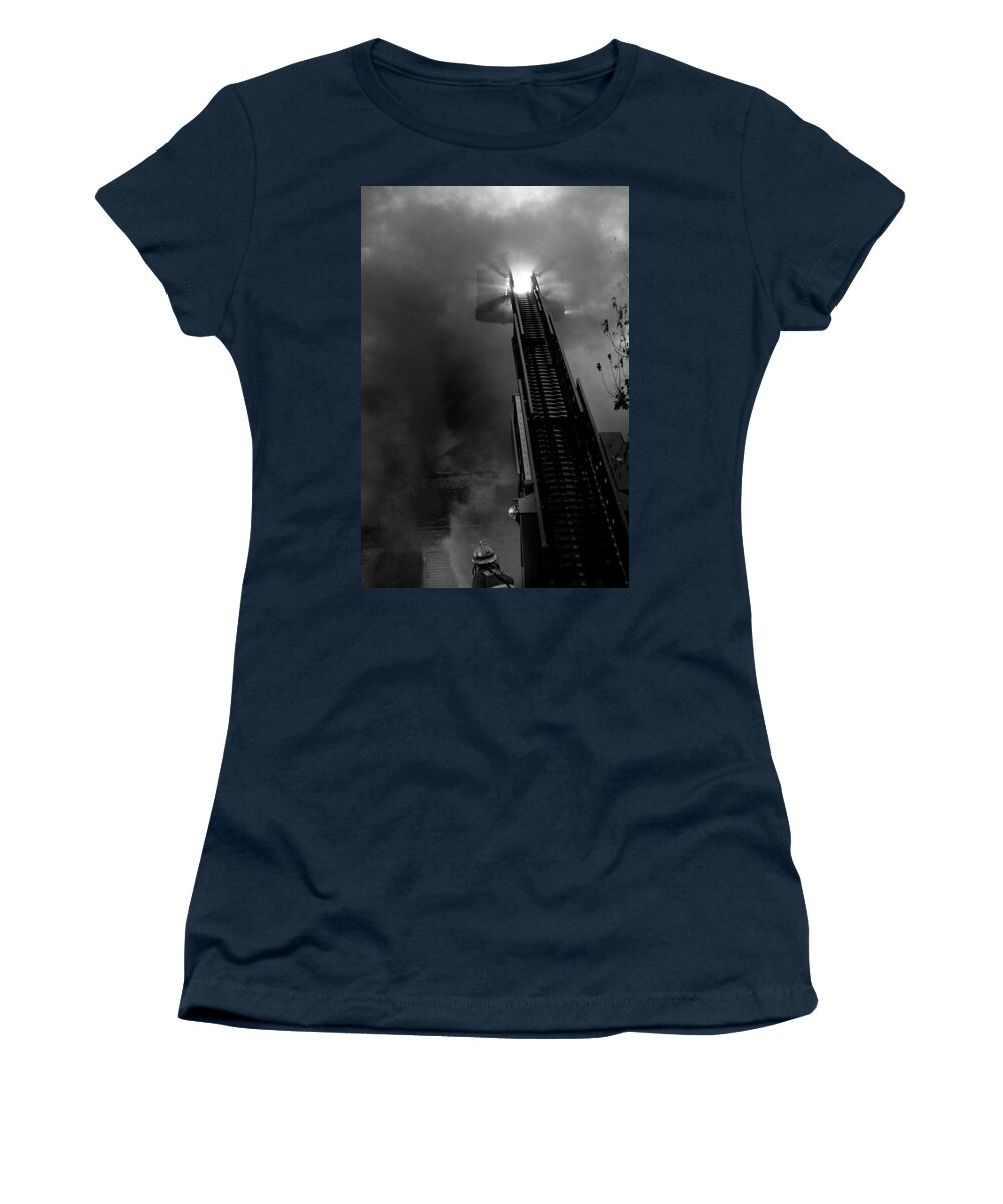 Fire Women's T-Shirt featuring the photograph Stairway to Heaven by Brian N Duram