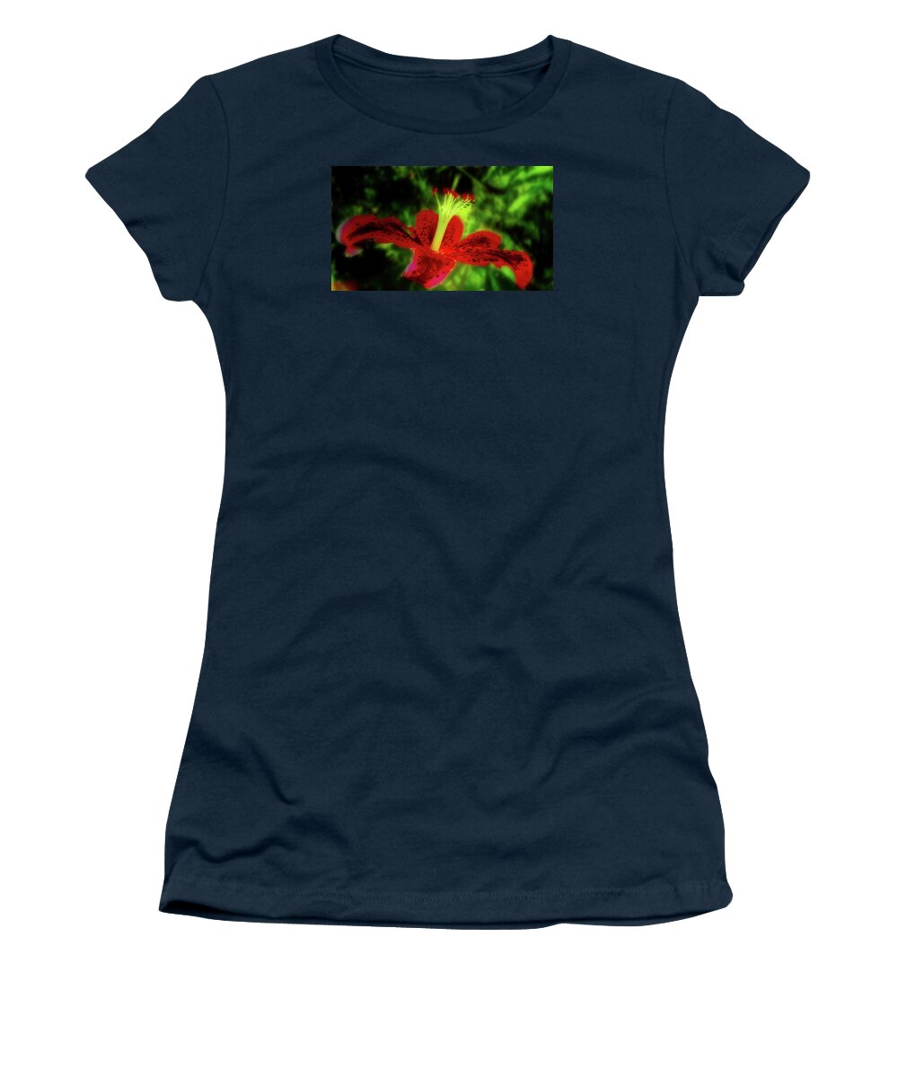 Stargazer Lily Women's T-Shirt featuring the photograph Stargazer Lily by Mike Breau