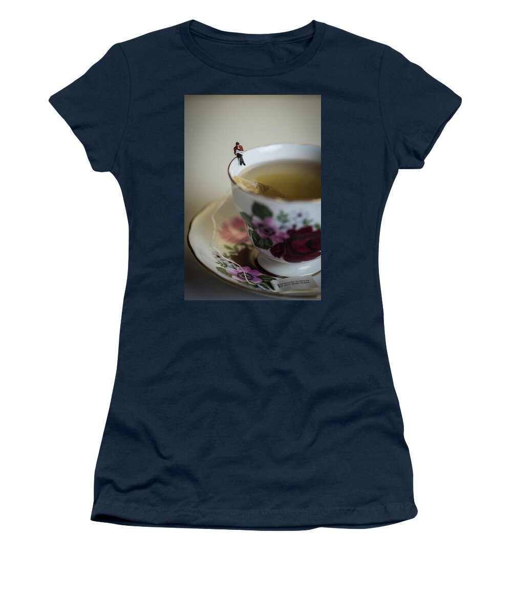 Man Women's T-Shirt featuring the photograph Start of the Day by Tammy Ray