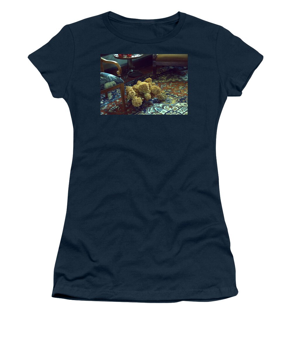 Dried Flowers Women's T-Shirt featuring the photograph Still Life Comfort by Kathy Barney