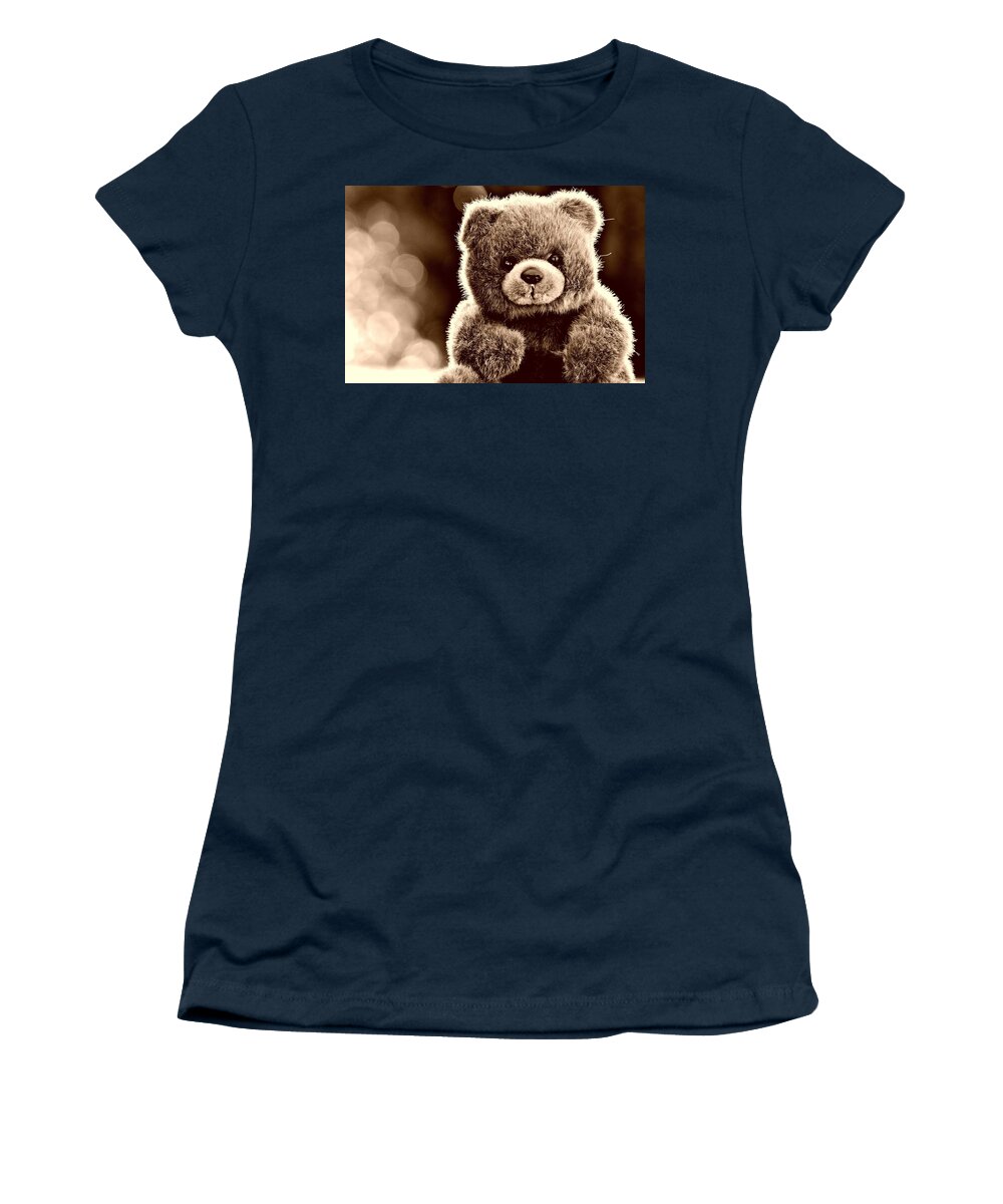 Stuffed Animal Women's T-Shirt featuring the digital art Stuffed Animal by Maye Loeser