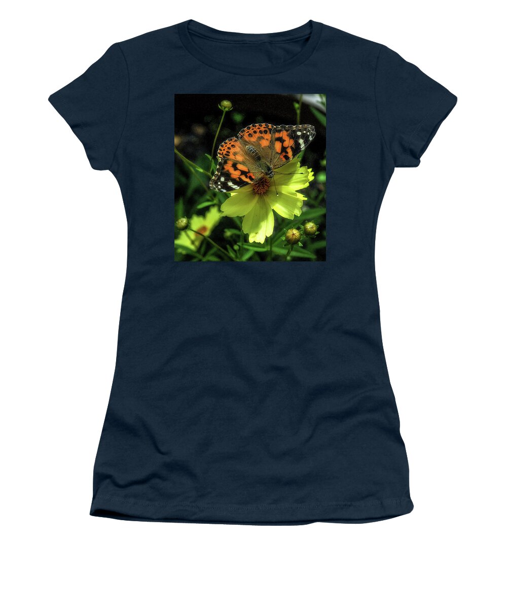 Butterfly Women's T-Shirt featuring the photograph Summer beauty by Bruce Carpenter
